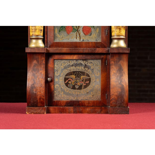Mid-19th Century Seth Thomas Triple Decker Empire Clock For Sale - Image 13 of 14