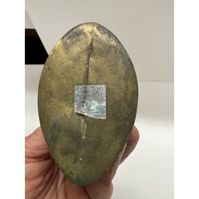 1960s Mid Century Brass Swan For Sale - Image 5 of 6