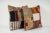 Mid-Century Modern Turkish Handmade Large Patchwork Cushion Cover - A Pair For Sale - Image 3 of 4