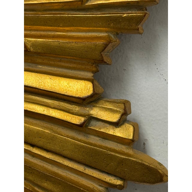 Carol Canner for Carvers Guild Starburst Mirror For Sale - Image 10 of 12