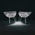 Mid-Century Modern 1980s Pair of Authentic Harry Bertoia for Knoll White Side Chairs , Signed For Sale - Image 3 of 12