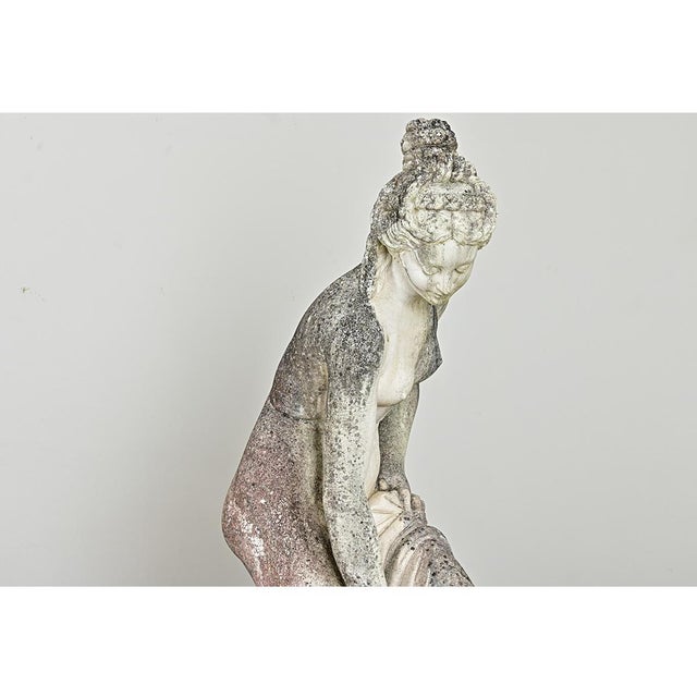 Early 20th Century Early 20th Century English Reproduction Statue of La Baigneuse or Venus Bathing For Sale - Image 5 of 14