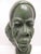 Stone Shona J Chirunga African Carved Verdite Green Stone Figural Bust Sculpture For Sale - Image 7 of 12