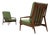 Mid 20th Century Milo Baughman Archie Walnut Lounge Chairs - A Pair For Sale