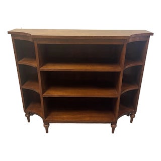 Inlaid Bookcase Drexel Heritage Mahogany For Sale