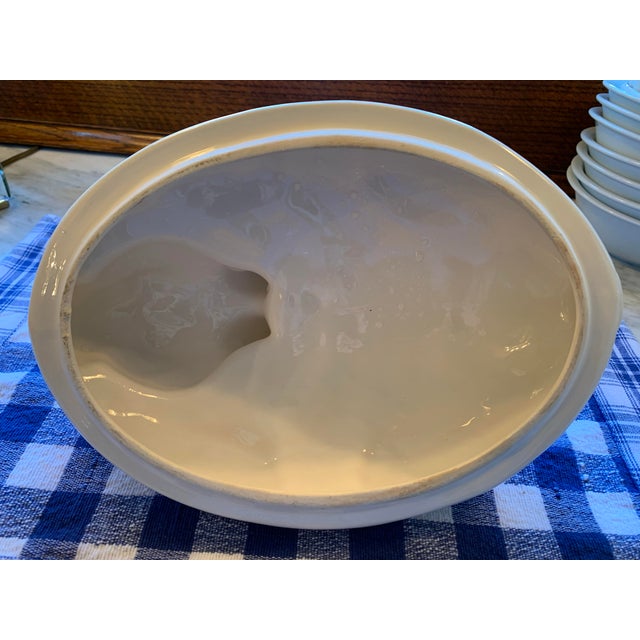 Ceramic Vintage Pottery Rabbit Casserole Tureen For Sale - Image 7 of 12