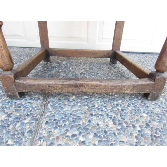 Antique Pair of English Jacobean Style Oak Armchairs For Sale - Image 15 of 18