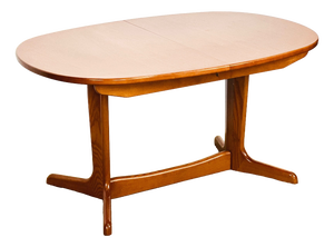 Vintage Extendable Oval Dining Table in Teak from G-Plan, 1960s