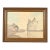 Original "View on the Seine" Framed Print by Homer Dodge Martin For Sale