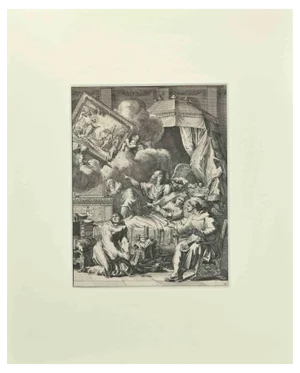 Romeyn de Hooghe, La Manière de se Bien Preparer à La Mort, Etching, 1700
