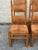 1950s French Oak & Rush Ladder-Back Dining Chairs - Set of Six For Sale - Image 13 of 13