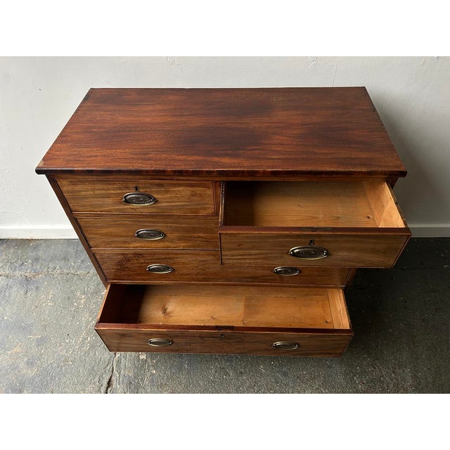 Antique 19th Century Georgian Chest of Drawers For Sale - Image 6 of 9