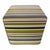 2020s Missoni Home Zig Zag Striped Pillows and Cube Ottoman Pouf – Set of Four For Sale - Image 5 of 8