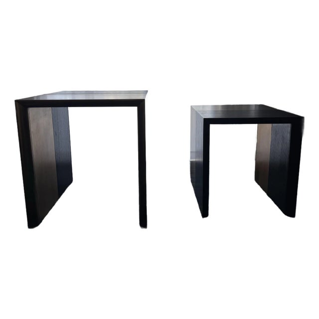 Contemporary Kiersten Side Tables - a Pair For Sale