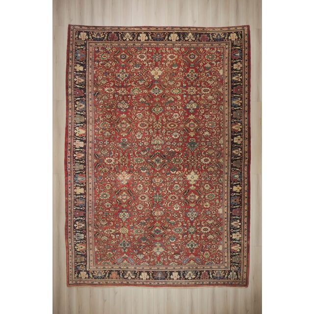Late 19th Century Persian Sultanabad Rug, 12'07 X 18'00 For Sale - Image 10 of 10