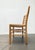 Beige Set of Scandinavian Papercord Bench and Chair in Oak from TS For Sale - Image 8 of 18