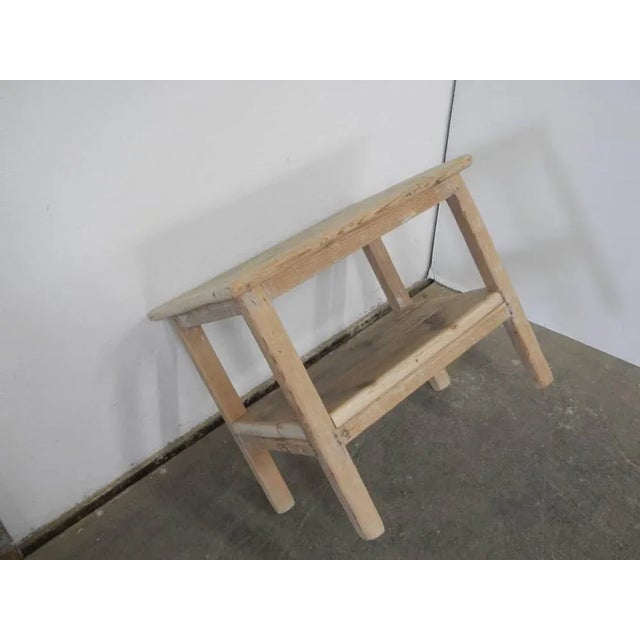 Vintage Spruce Stool, 1960s For Sale - Image 6 of 8