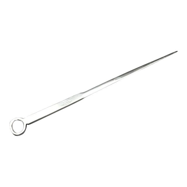 Antique Alexander Clark London Pacific Mail Steamship Co Silverplate Meat Skewer Letter Opener 1912 For Sale