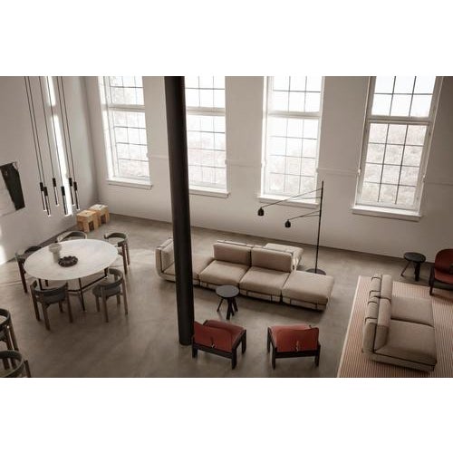 Model 925 Chair in Wood and Leather by Afra and Tobias Scarpa, 2023 For Sale - Image 9 of 15