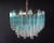 Vintage Blue Murano Glass Quadriedri Ceiling Lamp, 1980s For Sale - Image 4 of 18