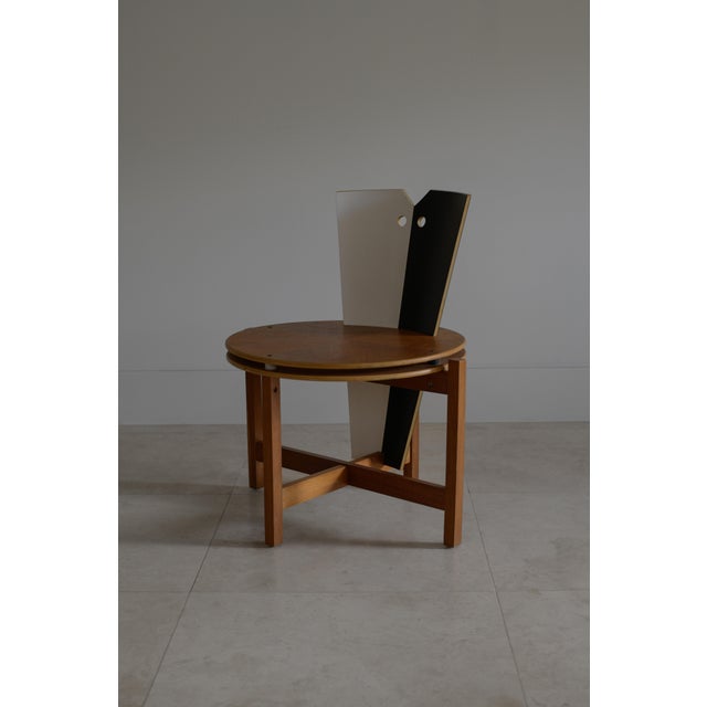 Mid-Century Modern James Evanson Masque Chair, Mahogany & Laminate, Mid-Century, 1987 For Sale - Image 3 of 7