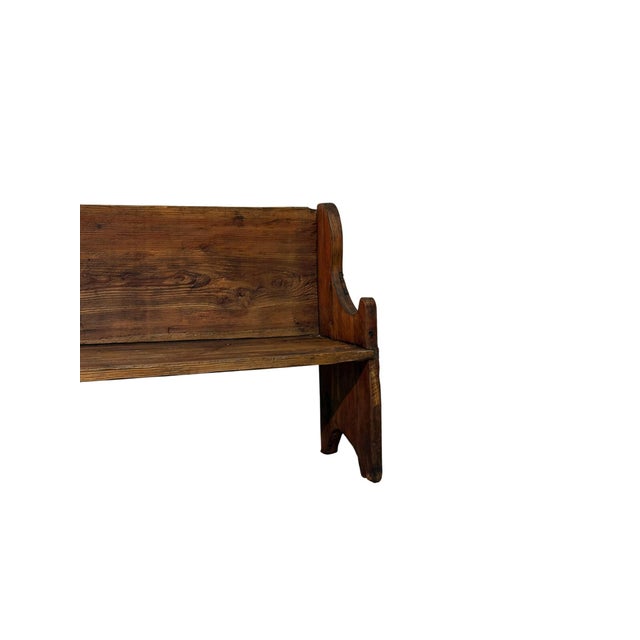 Late 19th Century Rustic Bench in Mountain Larch For Sale - Image 5 of 7