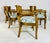 Set of 6 Solid Wood Dining Room Armchairs, Usa 1970s For Sale - Image 4 of 12
