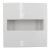 Vintage Recessed Square White Ceramic Tissue Holder For Sale