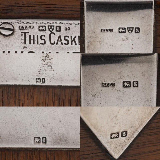 20th Century British Silver & Wood h.m.s Majestic Box, 1905 For Sale - Image 17 of 18