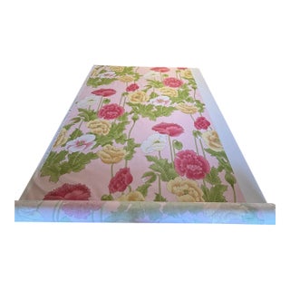 14 Yards of Clarence House Hand Print Fabric Designed by Jay Yang For Sale