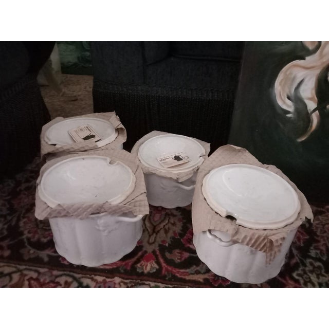 Mid-Century Modern New 1970s Porcelain White, Called White Gold - Set of 29 Pieces For Sale - Image 3 of 18