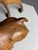 Brown Leather Decorative Statues of Dromedaries, Set of 2 For Sale - Image 8 of 17