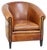 Vintage Club Chair in Sheep Leather For Sale