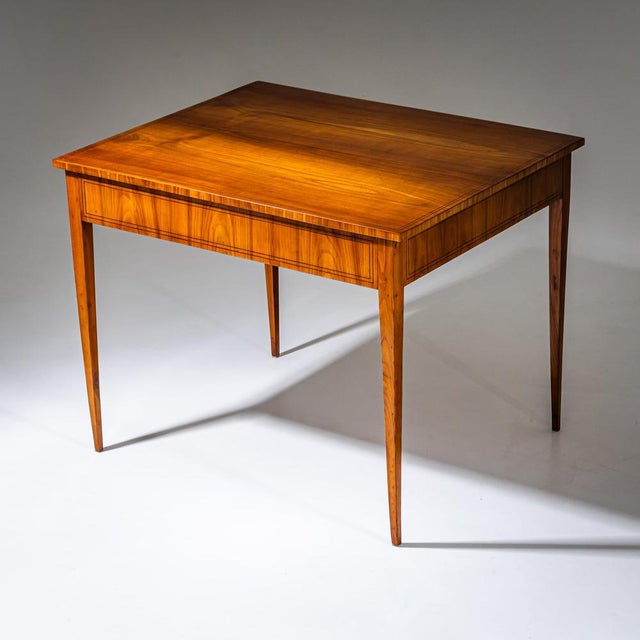 Biedermeier Table in Cherrywood, 1820 For Sale - Image 5 of 10