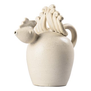 Large Zoomorphic Pitcher by Suzanne Ramié for Madoura, Vallauris, 1945 For Sale