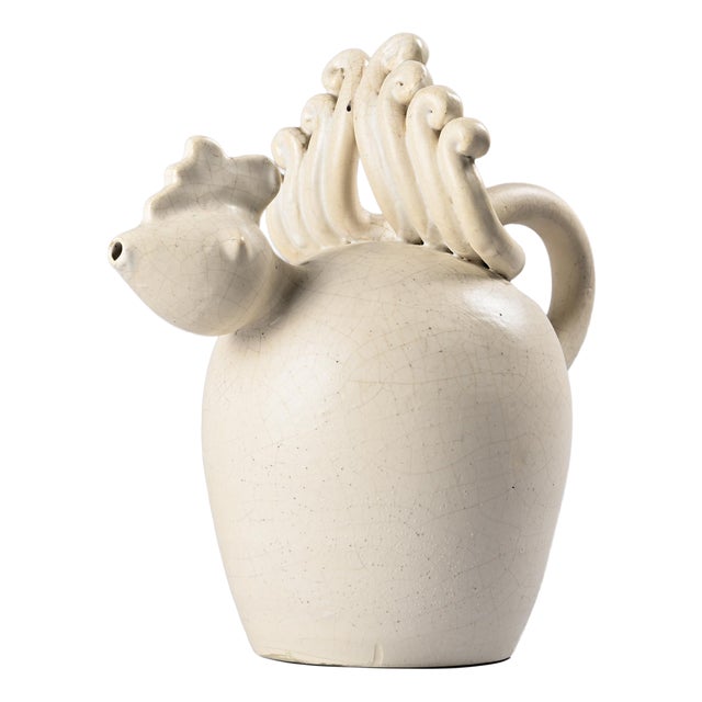 Large Zoomorphic Pitcher by Suzanne Ramié for Madoura, Vallauris, 1945 For Sale