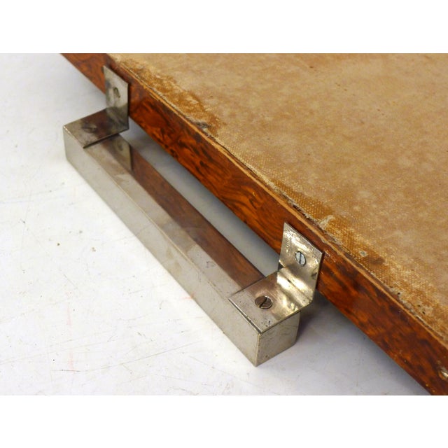 Vintage Art Deco Tabletop with Graphic Decor, 1930s For Sale - Image 11 of 12