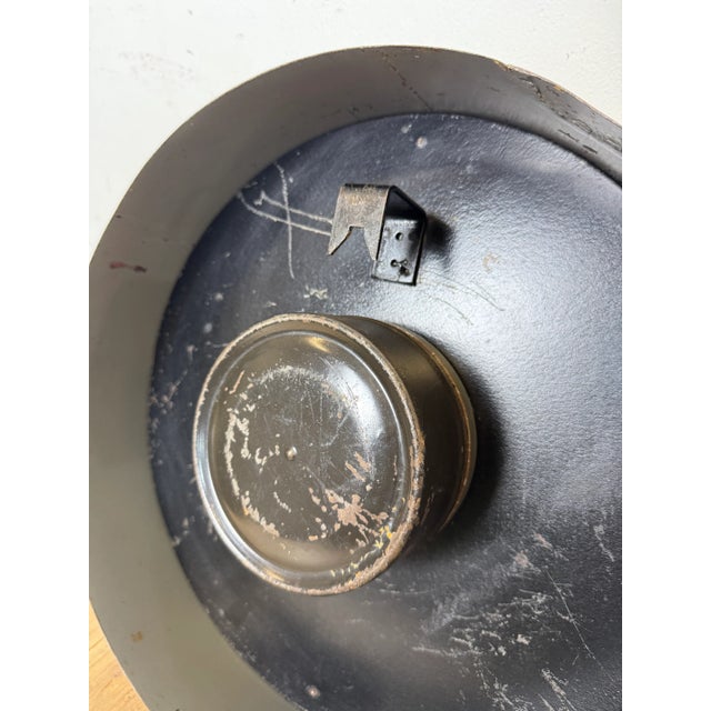 Industrial Factory Grey Wall Clock from International, 1950s For Sale - Image 15 of 17
