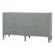 Pale Blue Linen Wrapped Modern Dresser For Sale