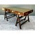 Vintage Wood and Leather Campaign Desk For Sale - Image 11 of 12