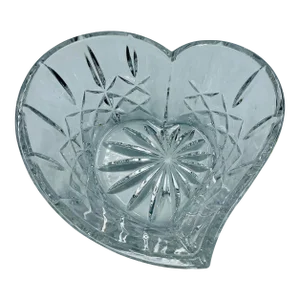 Late 20th Century Waterford Crystal Sweetheart Candy/Trinket Bowl