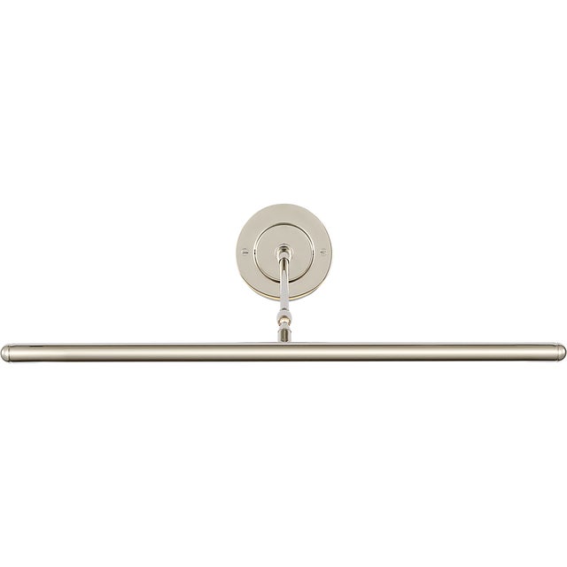 Emery 24" Picture Light in Polished Nickel Designer: Amber Lewis Finish: Polished Nickel Height: 4.5" - 7" Width: 24"...