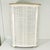 1960s Vintage Boho Chic Coastal Americana Extra Tall Wicker Hamper For Sale - Image 4 of 16