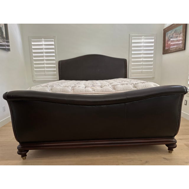 Wood Ernest Hemingway Collection by Thomasville Bedframe For Sale - Image 7 of 7