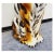 Unique handmade leopard statue. This Hollywood Regency style statue, crafted from hand-painted ceramic and made in Italy,...