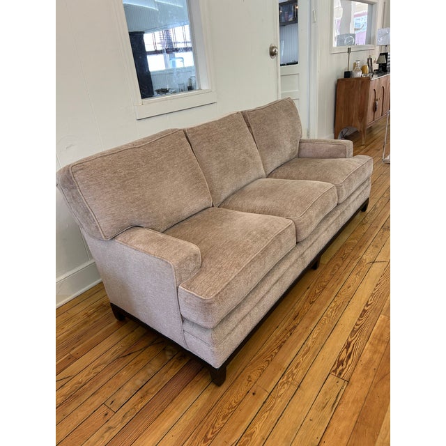 2020s Kravet Allegro Loose Back Sofa Upholstered in Kravet Couture Barbara Barry Cloud Burst Fabric For Sale - Image 5 of 7