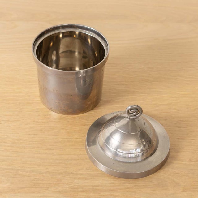 1930s Italian Art Deco Canister Set of 2 For Sale - Image 12 of 14