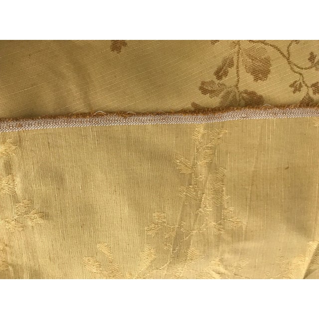 1980s 3 1/4 Yards of Brunschwig and Fils of Woven Cotton and Silk Brocade Fabric For Sale - Image 5 of 7