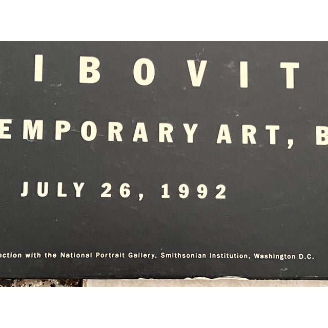 Paper Annie Leibovitz Exhibition Poster with Keith Haring, 1990s For Sale - Image 7 of 10