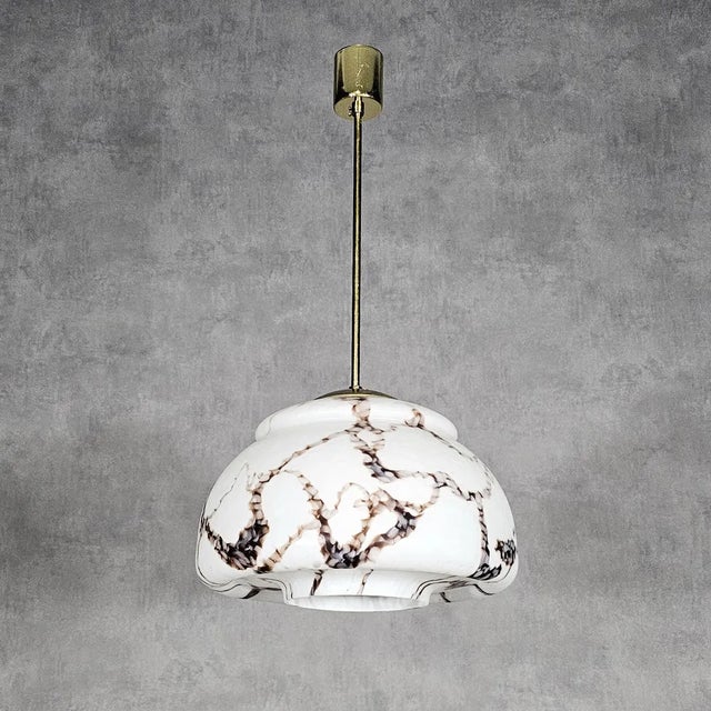 Mid-Century Modern Pendant Lamp from Kamenický Šenov For Sale - Image 3 of 3